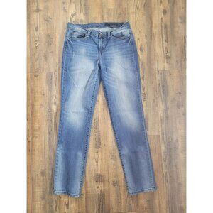 Calvin Klein Women's 31/12 Mid Rise Ultimate Skinny Stretch Denim Jeans